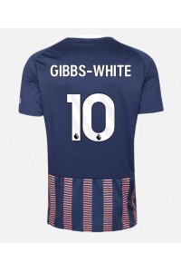 Nottingham Forest Morgan Gibbs-White #10 Jalkapallovaatteet Kolmaspaita 2023-24 Lyhythihainen